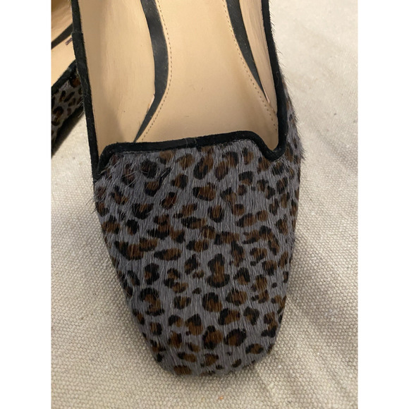 ANTONIO MELANI Graham Bovine Leather LOAFERS Size 9M Mob Wife Leopard FLAT SHOES - Picture 6 of 9